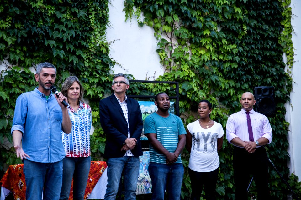 13.11.2017 - Prefeita Paula Mascarenhas participa da Abertura da semana da Consciência Negra no pátio interno da Secult