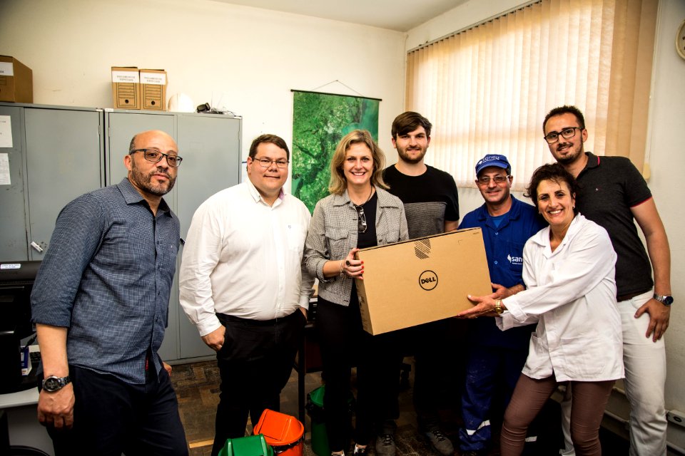 22.10.2018 - Prefeita Paula Mascarenhas durante cerimônia de 50 anos da Barragem Santa Bárbara - Foto: Gustavo Vara