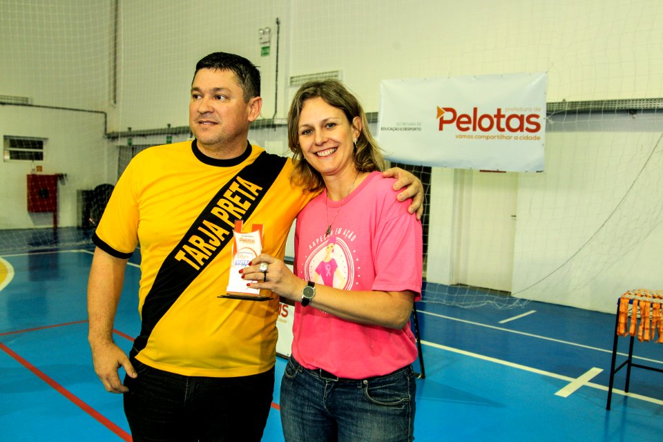 28.10.2017 - Prefeita Paula Mascarenhas durante a final do Integra 2017 no ginásio Karosso