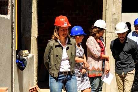 01.11.2017 - Prefeita Paula Mascarenhas e vice Idemar Barz em visita à obra da UBS Virgílio Costa