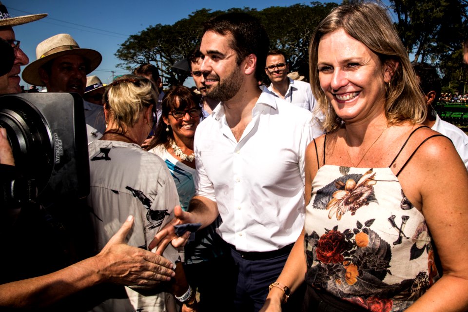 22.02.2019 - Prefeita Paula Mascarenhas e o Governador do Rio Grande do Sul, Eduardo Leite realizam a abertura oficial da 29ª Colheita do Arroz - Foto: Gustavo Vara