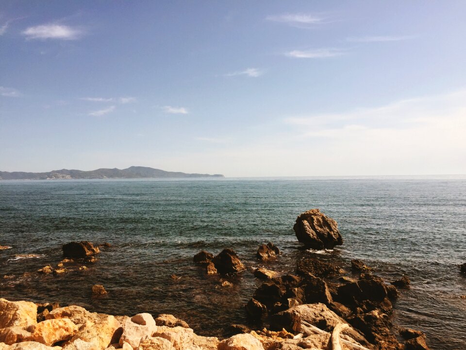 Sea water beach