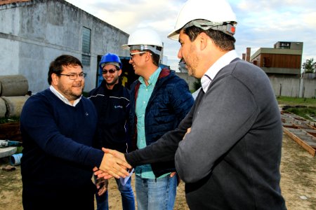 17.05.2018 - Prefeita Paula Mascarenhas  durante entrega da praça São Jerônimo,   atrás do Shopping Mar de Dentro e entrega de obras Ilha Bela e São Conrado - Laranjal- Foto: Gustavo Vara