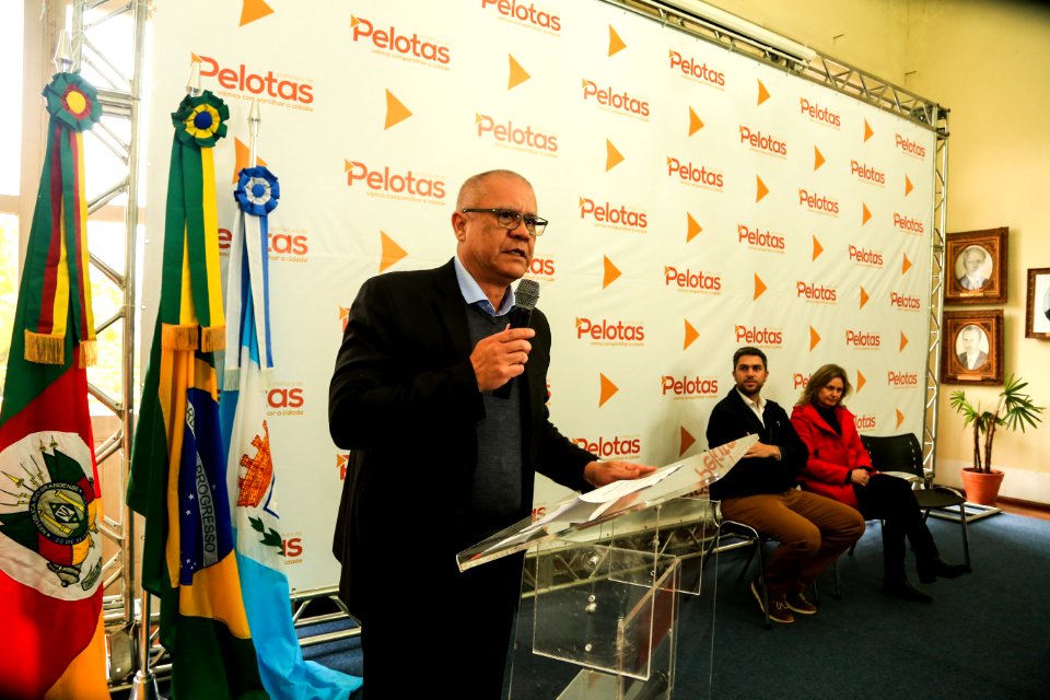 06.07.2018 - Prefeita Paula Mascarenhas durante evento de lançamento Programa Nota Legal Pelotense - Foto: Gustavo Vara