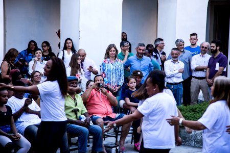 13.11.2017 - Prefeita Paula Mascarenhas participa da Abertura da semana da Consciência Negra no pátio interno da Secult