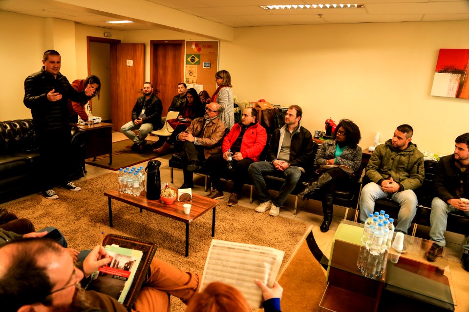 20.08.2018 -  Reunião no Fórum sobre trabalho no  Presídio Regional de Pelotas - Foto: Gustavo Vara