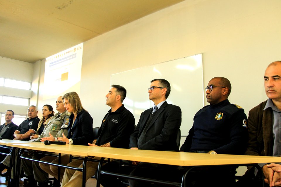 17.05.2018 - Prefeita Paula Mascarenhas em coletiva de imprensa para apresentação dos dados da segurança pública no primeiro quadrimestre de 2018 - Foto: Gustavo Vara