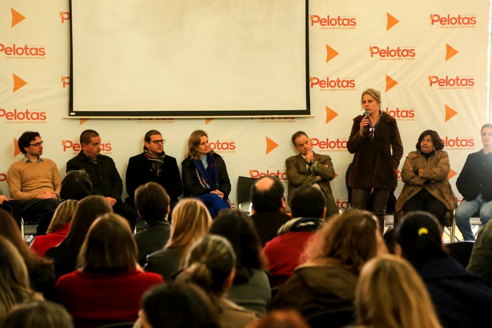 03.07.2018 - Prefeita Paula Mascarenhas durante lançamento das Metodologias Conte Comigo e ACT – Criando Crianças Seguras e do Estudo PIÁ – UFPEL - Foto: Gustavo Vara