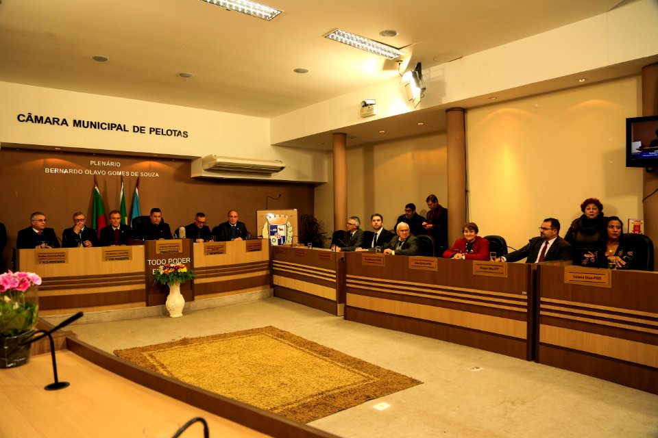 09.07.2018 - Prefeito em exercício Idemar Barz prestigia a Sessão Solene alusiva aos 206 anos da Cidade de Pelotas - Foto: Gustavo Vara