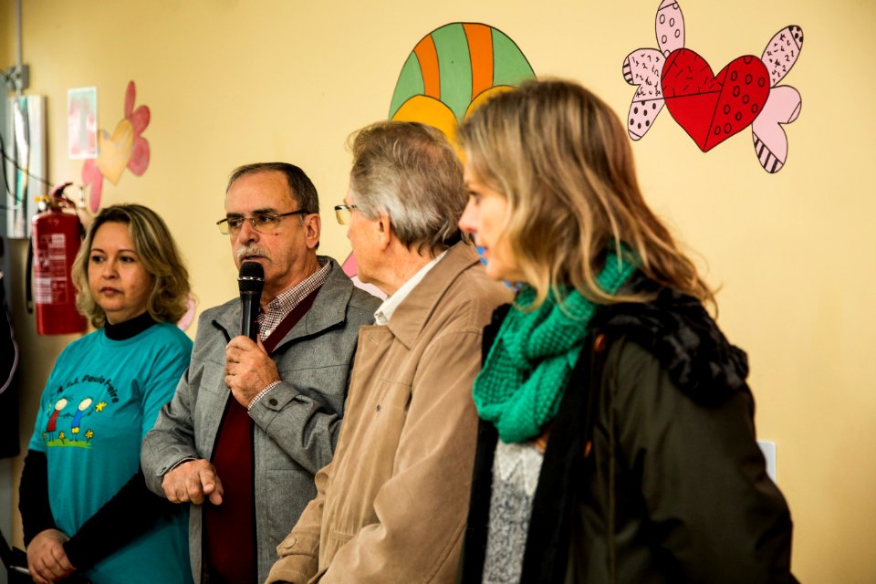 28.06.2018 - Prefeita Paula Mascarenhas e o vice Idemar Barz no ato de entrega da EMEI Paulo Freire - Foto: Gustavo Vara