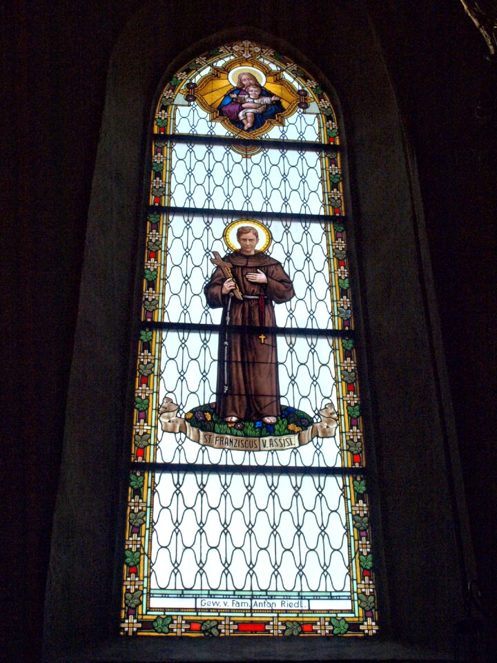 Stained glass window lower austria
