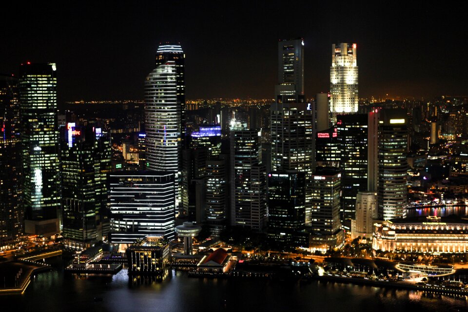 Skyline big city skyscraper