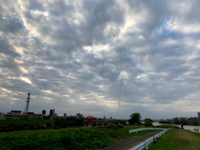 Arakawa River in Shimo, Kita-ku