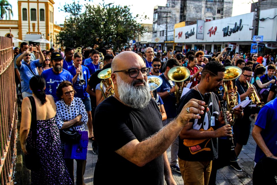 15.01.2018 - Prefeita Paula Mascarenhas no Cortejo Musical do 8° Festival Internacional Sesc de Música