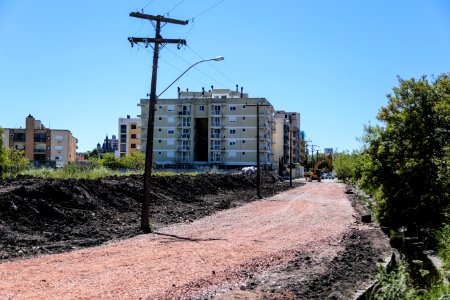 22.11.2017 - Obras no Parque Linear - Abertura Rua General Argolo