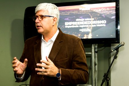 18.05.2018 - Palestra do secretário Fernando Estima na Chocolatec - Foto: Gustavo Vara