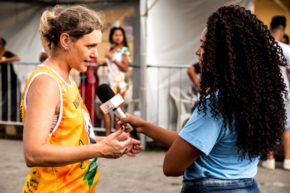 10.02.2018 - Prefeita Paula Mascarenhas e o vice Idemar Barz durante o primeiro dia do Carnaval 2018 - Foto: Gustavo Vara