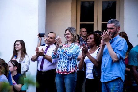 13.11.2017 - Prefeita Paula Mascarenhas participa da Abertura da semana da Consciência Negra no pátio interno da Secult