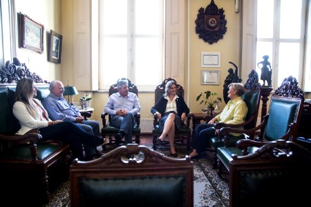 12.02.2018 - Prefeita Paula Mascarenhas durante entrega de ambulâncias do SAMU com a Senadora Ana Amélia Lemos - Foto: Gustavo Vara