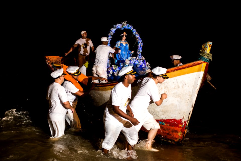01.02.2018 - Noite de Iemanjá no Balneario dos Prazeres (Barro Duro) - Foto: Gustavo Vara