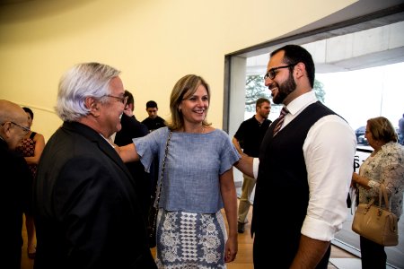 28.02.2018 - Porto Alegre/RS - Prefeita Paula Mascarenhas recebe comenda da Ordem das Palmas Acadêmicas na Fundação Iberê Camargo - Foto: Gustavo Vara