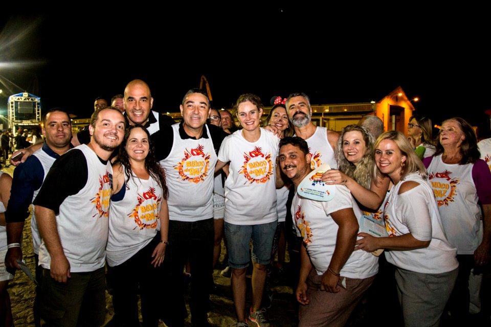 12.02.2018 - Bloco da Paz desfila na Passarela do Samba no Porto de Pelotas - Foto: Gustavo Vara