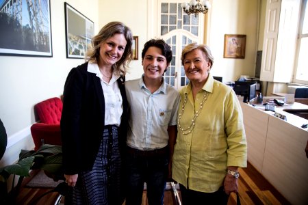 12.02.2018 - Prefeita Paula Mascarenhas durante entrega de ambulâncias do SAMU com a Senadora Ana Amélia Lemos - Foto: Gustavo Vara
