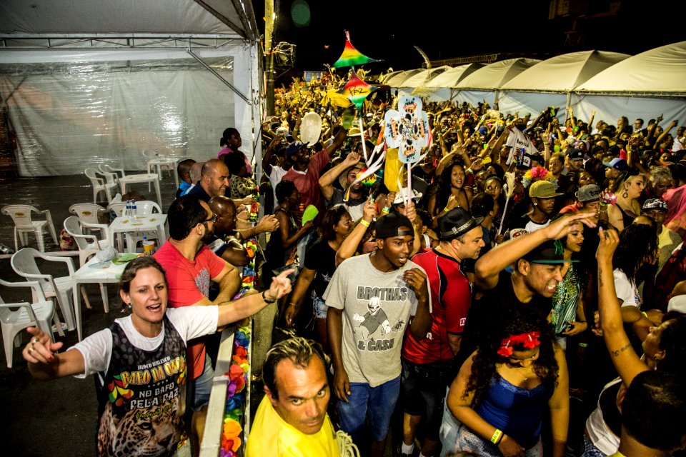 10.02.2018 - Prefeita Paula Mascarenhas e o vice Idemar Barz durante o primeiro dia do Carnaval 2018 - Foto: Gustavo Vara