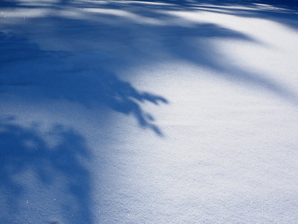 Shadow snow cold