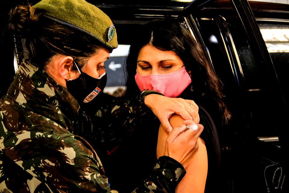07.05.2021 Vacinação para gestantes, puérperas e pessoas com síndrome de down Foto Rodrigo Chagas