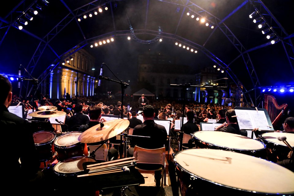 26.01.2018 - Prefeita Paula Mascarenhas durante o encerramento do Festival SESC de Música - Foto: Gustavo Vara
