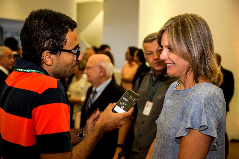 28.02.2018 - Porto Alegre/RS - Prefeita Paula Mascarenhas recebe comenda da Ordem das Palmas Acadêmicas na Fundação Iberê Camargo - Foto: Gustavo Vara