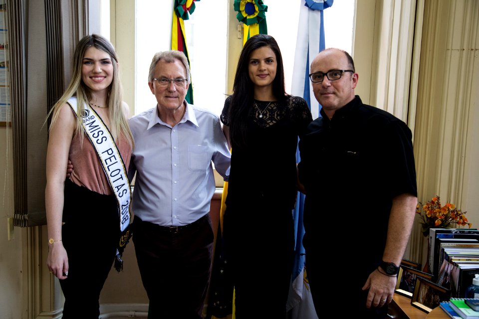 22.01.2018 - Visita da Miss Pelotas 2018 Fernanda Rott - Foto: Gustavo Vara