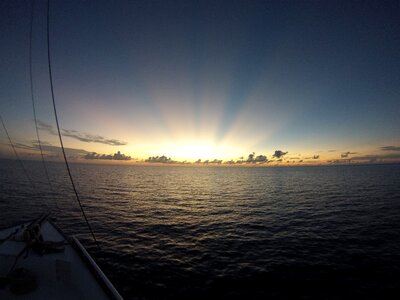 Sea abendstimmung sky