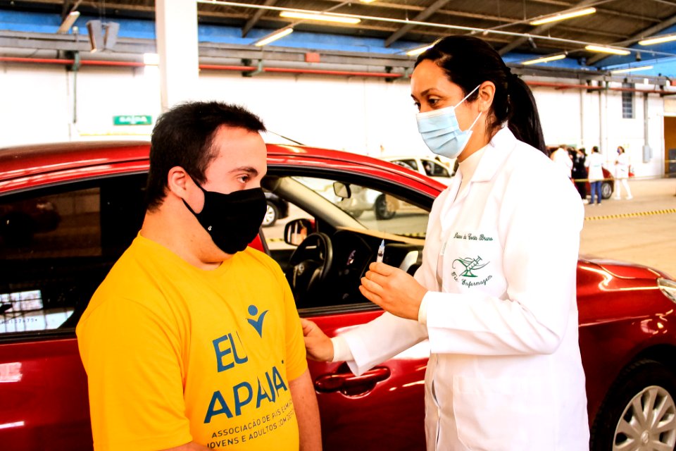 07.05.2021 Vacinação para gestantes, puérperas e pessoas com síndrome de down Foto Rodrigo Chagas