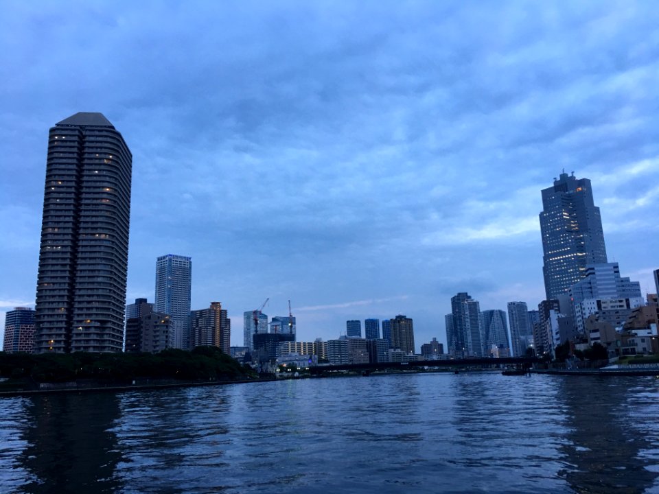 Sumida River and Tsukuda in Chuo-ku Tokyo 6