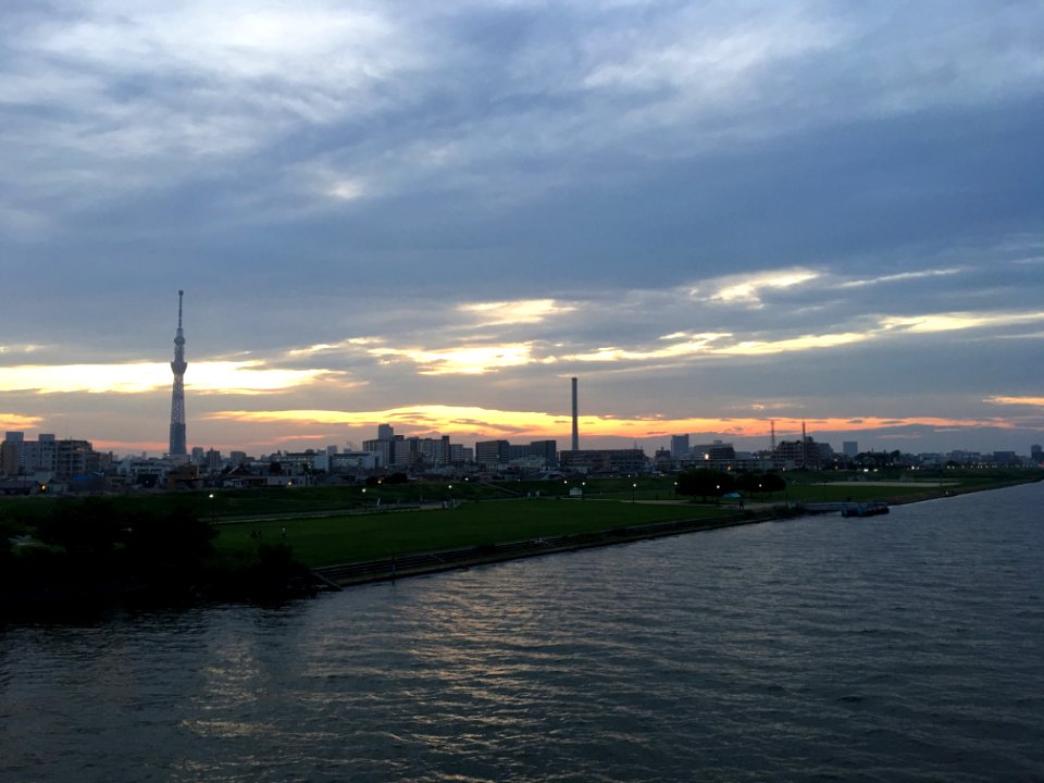 A view from Hirai Bridge in Edogawa-ku Tokyo 2