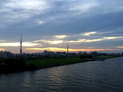 A view from Hirai Bridge in Edogawa-ku Tokyo 2