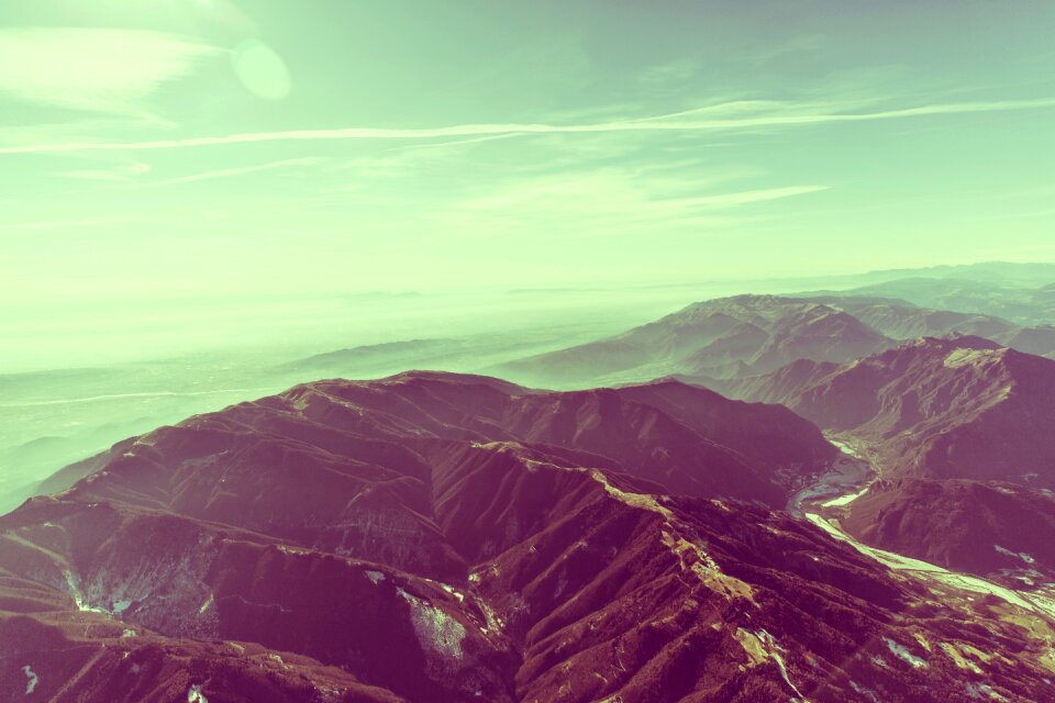 View landscape mountain
