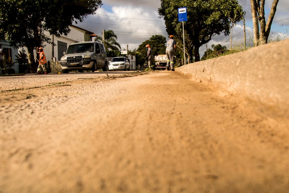 05.04.2021 - Início do Bairro Bem Cuidado no Sítio Floresta - Foto Michel Corvello