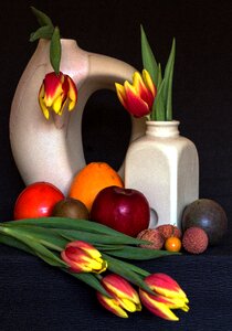 Tulips tropical fruits fruit