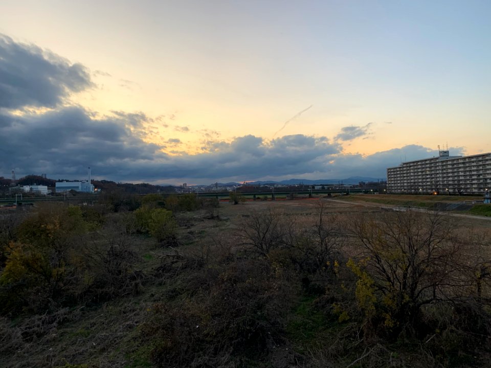 Tama River in Koremasa, Fuchu-shi