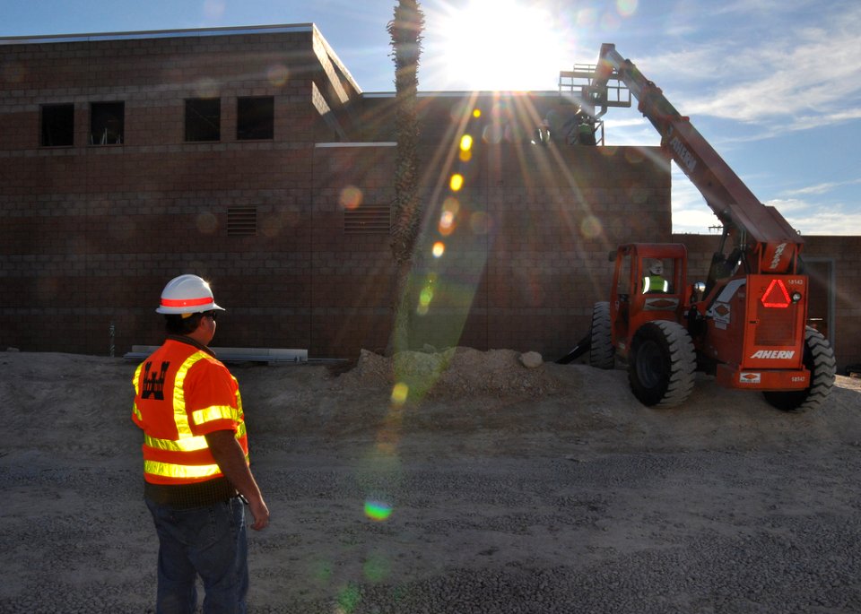 USACE Los Angeles District construction on Nellis AFB