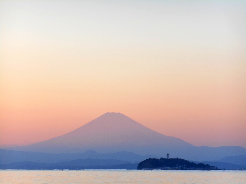 Enoshima evening landscape