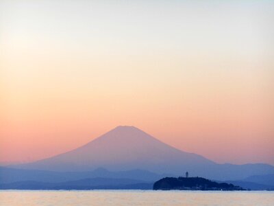 Enoshima evening landscape