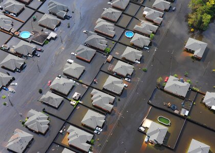 Houses disaster water photo