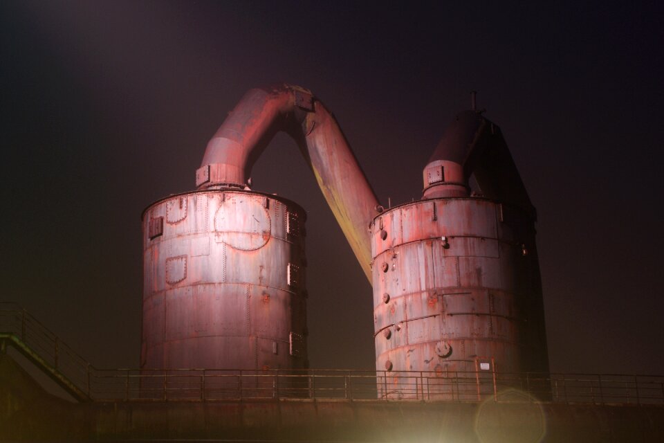 Night lighting industriehafen