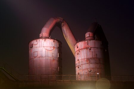 Night lighting industriehafen