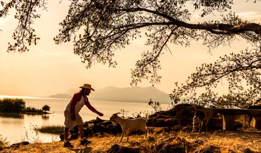 En el lago de Chapala se encuentra esta isla