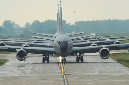 Aircraft elephant walk runway